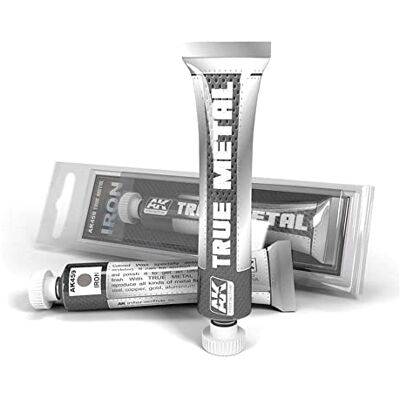 AK Interactive AK AK459 TRUE METAL IRON (20g) - Publicité AK Interactive AK AK459 TRUE METAL IRON (20g) - Publicité