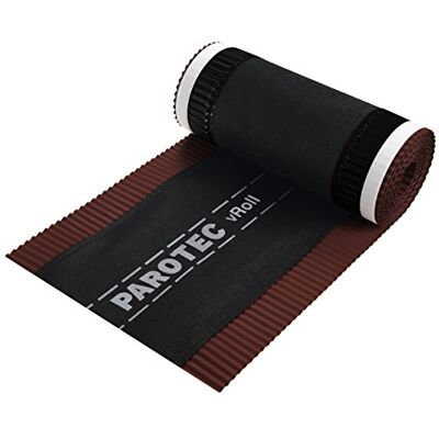 Parotec Closoir de faîtage, rouleau de faîtage, rouleau d'aération de faîtage, Bande de faîtage, 320 mm x 5 mètres courants (RAL 8012 rouge marron) - Publicité Parotec Closoir de faîtage, rouleau de faîtage, rouleau d'aération de faîtage, Bande de faîtage, 320 mm x 5 mètres courants (RAL 8012 rouge marron) - Publicité