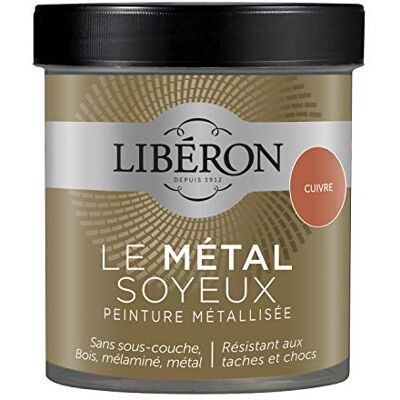 Libéron Le Métal Soyeux, Cuivre, 500 ml - Publicité Libéron Le Métal Soyeux, Cuivre, 500 ml - Publicité