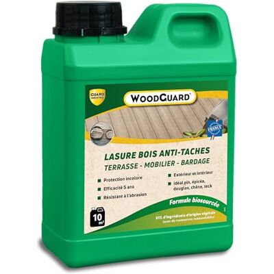 Guard Industrie Imperméabilisant Bois Anti Tache WoodGuard Protège 5 Ans -Tous Bois- Même Composite -1L-10m2 … - Publicité Guard Industrie Imperméabilisant Bois Anti Tache WoodGuard Protège 5 Ans -Tous Bois- Même Composite -1L-10m2 … - Publicité