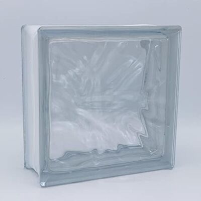 Fuchs Design Design Brique de verre Nuage clair brillant 19x19x8 cm 10 pièces Convient pour créer une cloison de séparation, comme séparateur de pièce ou comme cloison de douche - Publicité Fuchs Design Design Brique de verre Nuage clair brillant 19x19x8 cm 10 pièces Convient pour créer une cloison de séparation, comme séparateur de pièce ou comme cloison de douche - Publicité