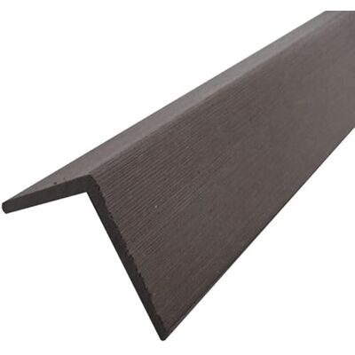 MCCOVER Profil d'angle bois composite pour bardage Gris anthracite, ep.6 cm, l.6 cm, L.270 cm - Publicité MCCOVER Profil d'angle bois composite pour bardage Gris anthracite, ep.6 cm, l.6 cm, L.270 cm - Publicité