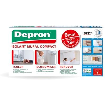 Quelyd Plaques DEPRON Format G9 – Épaisseur 9 mm – Plaque Isolation Thermique – Isolant Murs Intérieurs – Couleur : Blanc – 7 Plaques de 1 m² (100 x 100 cm) - Publicité Quelyd Plaques DEPRON Format G9 – Épaisseur 9 mm – Plaque Isolation Thermique – Isolant Murs Intérieurs – Couleur : Blanc – 7 Plaques de 1 m² (100 x 100 cm) - Publicité