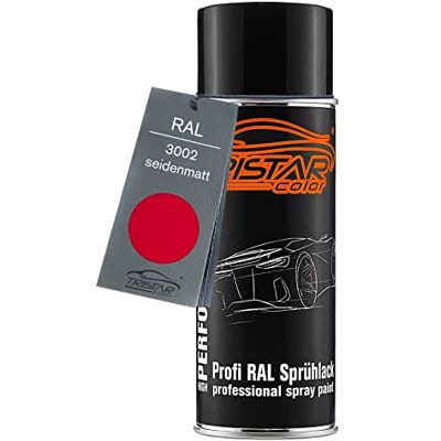 TRISTARcolor RAL 3002 Karminrot mat satiné, bombe de peinture bombe aérosol 400 ml, à séchage rapide - Publicité TRISTARcolor RAL 3002 Karminrot mat satiné, bombe de peinture bombe aérosol 400 ml, à séchage rapide - Publicité