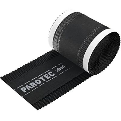 Parotec Closoir de faîtage de ventilation de qualité supérieure Rouleau de faîtage aluminium + non-tissé 180 mm x 5 m (noir) - Publicité Parotec Closoir de faîtage de ventilation de qualité supérieure Rouleau de faîtage aluminium + non-tissé 180 mm x 5 m (noir) - Publicité