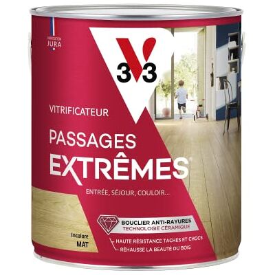 V33 Vernis polycarbonate - Incolore Mat - 2,5L - Vitrificateur - Publicité V33 Vernis polycarbonate - Incolore Mat - 2,5L - Vitrificateur - Publicité