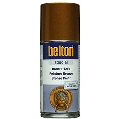 SELVA belton Spray bronze 150 ml Peinture décorative pour bricolage et décoration Aspect antique unique pour l'intérieur et l'extérieur (or vieilli) - Publicité SELVA belton Spray bronze 150 ml Peinture décorative pour bricolage et décoration Aspect antique unique pour l'intérieur et l'extérieur (or vieilli) - Publicité