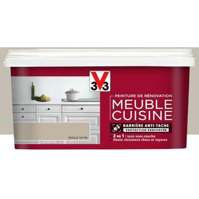 V33 Peinture De Rénovation Meuble De Cuisine Seigle 2 L - Publicité V33 Peinture De Rénovation Meuble De Cuisine Seigle 2 L - Publicité