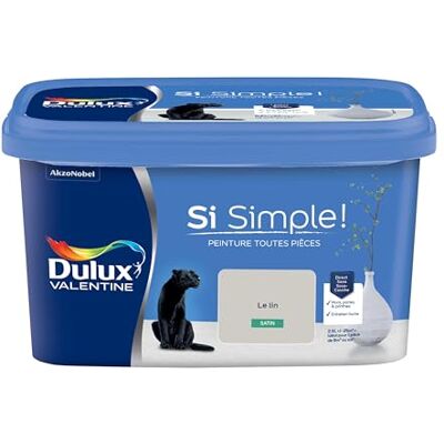 Dulux Valentine - Si Simple! - Satin Le Lin - 2,5L - Peinture - Publicité Dulux Valentine - Si Simple! - Satin Le Lin - 2,5L - Peinture - Publicité