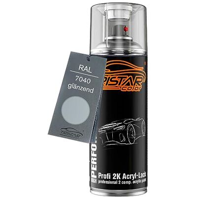 TRISTARcolor RAL 7040 Fenstergrau brillant Bombe de peinture acrylique 2K aérosol peinture à vaporiser peinture à pulvériser 400 ml séchage rapide - Publicité TRISTARcolor RAL 7040 Fenstergrau brillant Bombe de peinture acrylique 2K aérosol peinture à vaporiser peinture à pulvériser 400 ml séchage rapide - Publicité