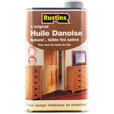 Rustins Huile Danoise 1L Claire pour Bois Intérieur et Extérieur 14 m² - Publicité Rustins Huile Danoise 1L Claire pour Bois Intérieur et Extérieur 14 m² - Publicité