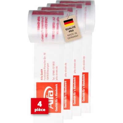 Alfa 419 Descente de gouttière temporaire, 4 pièces, extérieur, flexible en film polyéthylène, ultra stable en substitut du conduit définitif, Ø 130 mm Rouleau pratique de 100 m - Publicité Alfa 419 Descente de gouttière temporaire, 4 pièces, extérieur, flexible en film polyéthylène, ultra stable en substitut du conduit définitif, Ø 130 mm Rouleau pratique de 100 m - Publicité