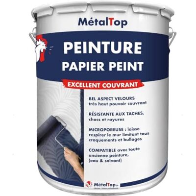 Metaltop Peinture Papier Peint Gris clair RAL 7035-5 L Finition velours anti-rayures et anti-taches pour un résultat durable. Publicité Metaltop Peinture Papier Peint Gris clair RAL 7035-5 L Finition velours anti-rayures et anti-taches pour un résultat durable. Publicité