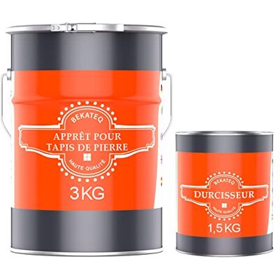 BEKATEQ BK-620EP Apprêt pour tapis de pierre 4,5 KG incolore I Apprêt résine époxy bi-composant pour sols, murs, tapis en pierre intérieur et extérieur - Publicité BEKATEQ BK-620EP Apprêt pour tapis de pierre 4,5 KG incolore I Apprêt résine époxy bi-composant pour sols, murs, tapis en pierre intérieur et extérieur - Publicité