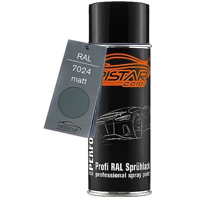 TRISTARcolor RAL 7024 Graphitgrau mat, bombe de peinture bombe aérosol 400 ml, à séchage rapide - Publicité TRISTARcolor RAL 7024 Graphitgrau mat, bombe de peinture bombe aérosol 400 ml, à séchage rapide - Publicité