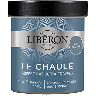 Libéron Peinture décorative, Le chaulé, Gris ardoise, 500 ML - Publicité Libéron Peinture décorative, Le chaulé, Gris ardoise, 500 ML - Publicité