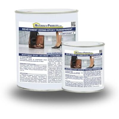 MATPRO Revêtement Vernis Epoxy Bi-Composant Sans Solvant, Autolissant Support Intérieur Horizontal ou Vertical Finition de Profondeur Crystal 2.5Kg - Publicité MATPRO Revêtement Vernis Epoxy Bi-Composant Sans Solvant, Autolissant Support Intérieur Horizontal ou Vertical Finition de Profondeur Crystal 2.5Kg - Publicité