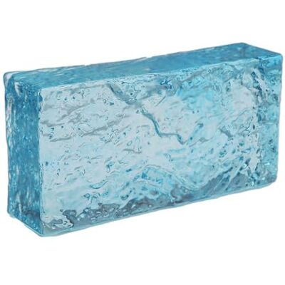 Fuchs Design Brique en verre Brique de verre clinker Crystal Collection Rock Azur bleu, 20 x 10 x 5 cm - Publicité Fuchs Design Brique en verre Brique de verre clinker Crystal Collection Rock Azur bleu, 20 x 10 x 5 cm - Publicité
