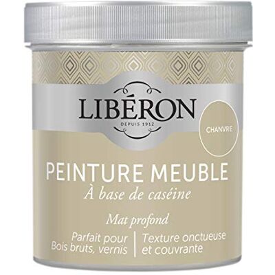 Libéron Peinture meuble à base de caséine, Chanvre, 500 ml - Publicité Libéron Peinture meuble à base de caséine, Chanvre, 500 ml - Publicité