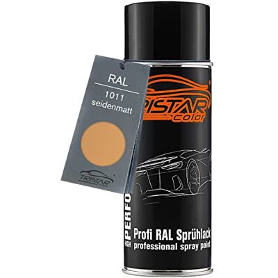 TRISTARcolor RAL 1011 Braunbeige mat satiné, bombe de peinture bombe aérosol 400 ml, à séchage rapide - Publicité TRISTARcolor RAL 1011 Braunbeige mat satiné, bombe de peinture bombe aérosol 400 ml, à séchage rapide - Publicité