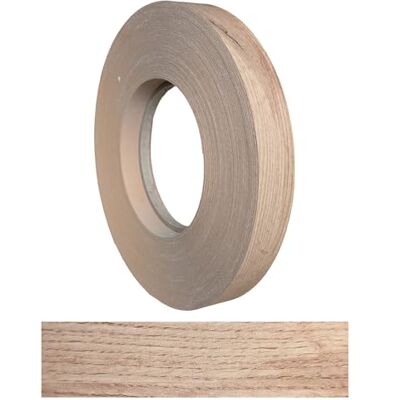 Gedotec Revêtement de bord 21 mm Rouleau de 100 m Chêne Wolan Revêtement à thermocoller avec colle thermofusible intégrée Bande de bord pour meubles Bande de mélamine Placage en bois - Publicité Gedotec Revêtement de bord 21 mm Rouleau de 100 m Chêne Wolan Revêtement à thermocoller avec colle thermofusible intégrée Bande de bord pour meubles Bande de mélamine Placage en bois - Publicité