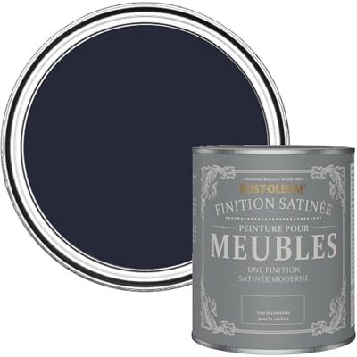 Rust-Oleum Peinture Bleu Marine pour Meubles, Finition Satinée Odyssée 750ml - Publicité Rust-Oleum Peinture Bleu Marine pour Meubles, Finition Satinée Odyssée 750ml - Publicité
