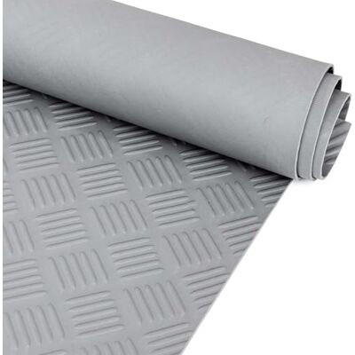 ANRO Tapis en caoutchouc au mètre Tapis en tôle ondulée 3 mm En caoutchouc Pour sol d'atelier, établi Tapis antidérapant pour remorque, cave, garage, TPE Faible odeur 300 x 140 cm Gris - Publicité ANRO Tapis en caoutchouc au mètre Tapis en tôle ondulée 3 mm En caoutchouc Pour sol d'atelier, établi Tapis antidérapant pour remorque, cave, garage, TPE Faible odeur 300 x 140 cm Gris - Publicité