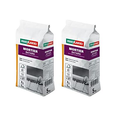 Parexlanko Lot de 2 Mortiers bâtard 5kg - Publicité Parexlanko Lot de 2 Mortiers bâtard 5kg - Publicité
