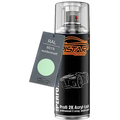 TRISTARcolor RAL 6019 Weissgrün mat satiné Bombe de peinture acrylique 2K aérosol peinture à vaporiser peinture à pulvériser 400 ml séchage rapide - Publicité TRISTARcolor RAL 6019 Weissgrün mat satiné Bombe de peinture acrylique 2K aérosol peinture à vaporiser peinture à pulvériser 400 ml séchage rapide - Publicité