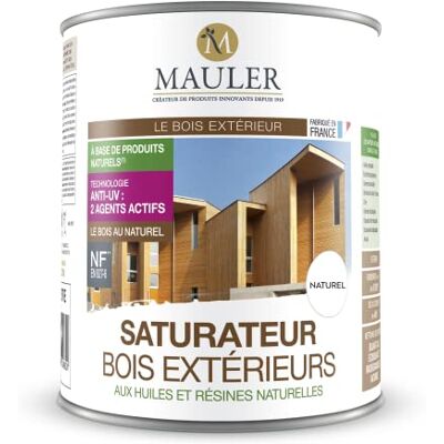 MAULER Saturateur Bois Exterieurs Aux Huiles Et Resines Naturelles 1L Naturel - Publicité MAULER Saturateur Bois Exterieurs Aux Huiles Et Resines Naturelles 1L Naturel - Publicité