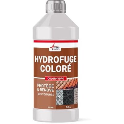 ARCANE INDUSTRIES Hydrofuge Toiture Coloré Imperméabilisant Tuile COLORHYDRO 250 ml Testeur Brun Cuivré RAL 8004 - Publicité ARCANE INDUSTRIES Hydrofuge Toiture Coloré Imperméabilisant Tuile COLORHYDRO 250 ml Testeur Brun Cuivré RAL 8004 - Publicité