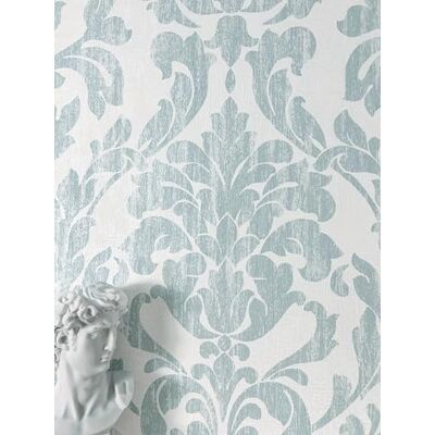 Newroom Papier peint Bleu Ornement Intissé Baroque Bleu Clair Blanc Maison de Campagne - Publicité Newroom Papier peint Bleu Ornement Intissé Baroque Bleu Clair Blanc Maison de Campagne - Publicité