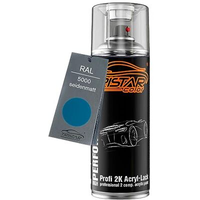 TRISTARcolor RAL 5000 Violettblau mat satiné Bombe de peinture acrylique 2K aérosol peinture à vaporiser peinture à pulvériser 400 ml séchage rapide - Publicité TRISTARcolor RAL 5000 Violettblau mat satiné Bombe de peinture acrylique 2K aérosol peinture à vaporiser peinture à pulvériser 400 ml séchage rapide - Publicité