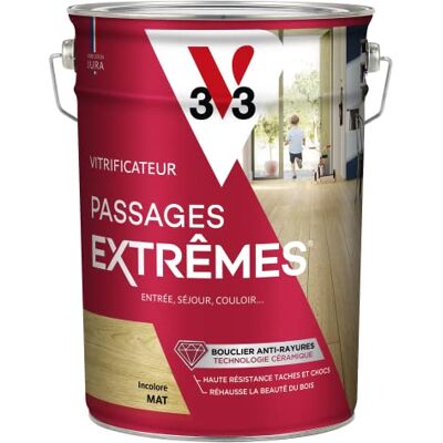 V33 Vernis Bois - Durabilité Extrême Mat 5L - Vernis - Publicité V33 Vernis Bois - Durabilité Extrême Mat 5L - Vernis - Publicité