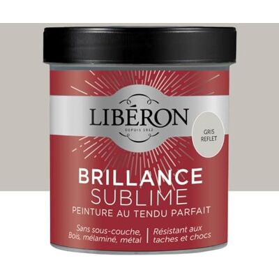 Libéron Peinture Brillance Sublime Gris reflet 0,5 L - Publicité Libéron Peinture Brillance Sublime Gris reflet 0,5 L - Publicité