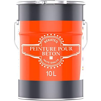 BEKATEQ BE-700 Peinture pour béton Gris platine 10L I Peinture sol extérieur/intérieur I Scellant béton résistant à l'abrasion pour atelier, sous-sol, garage - Publicité BEKATEQ BE-700 Peinture pour béton Gris platine 10L I Peinture sol extérieur/intérieur I Scellant béton résistant à l'abrasion pour atelier, sous-sol, garage - Publicité