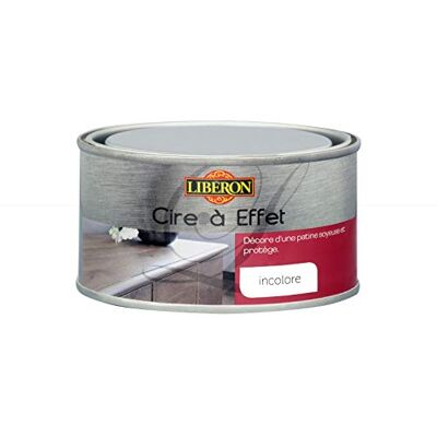 Libéron LIBERON Cire à effet pour meubles et objets, Incolore, 250mL - Publicité Libéron LIBERON Cire à effet pour meubles et objets, Incolore, 250mL - Publicité