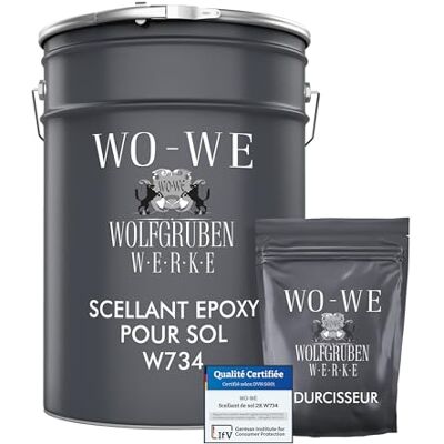 WO-WE Scellant Epoxy pour sol béton W734 Incolore/Transparant 3 kg - Publicité WO-WE Scellant Epoxy pour sol béton W734 Incolore/Transparant 3 kg - Publicité