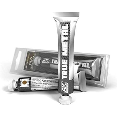 AK Interactive AK AK453 TRUE METAL OLD BRONZE (20g) - Publicité AK Interactive AK AK453 TRUE METAL OLD BRONZE (20g) - Publicité