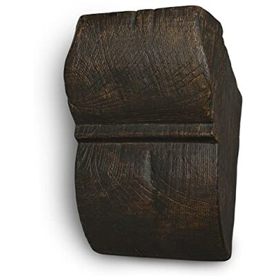 Decosa Console pour poutre Tirol 12 x 12 cm polyuréthanne couleur chêne foncé 1 pièce - Publicité Decosa Console pour poutre Tirol 12 x 12 cm polyuréthanne couleur chêne foncé 1 pièce - Publicité
