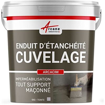 ARCACIM Gris 5 Kg Revêtement Étanchéité - Imperméabilisation pour maçonnerie et béton - Publicité ARCACIM Gris 5 Kg Revêtement Étanchéité - Imperméabilisation pour maçonnerie et béton - Publicité
