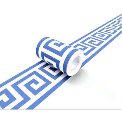 VisitRyl Frise Murale Autocollante Bleu b1002 10cm X 1000cm Adhésive Réutilisable pour Décoration Intérieure Facile à Poser - Publicité VisitRyl Frise Murale Autocollante Bleu b1002 10cm X 1000cm Adhésive Réutilisable pour Décoration Intérieure Facile à Poser - Publicité