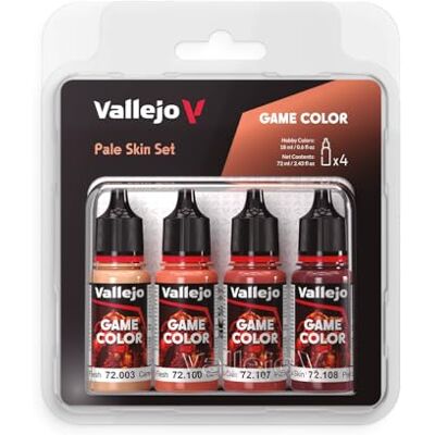 Vallejo AV Game Color Set - Couleurs Peau Pale - Publicité Vallejo AV Game Color Set - Couleurs Peau Pale - Publicité