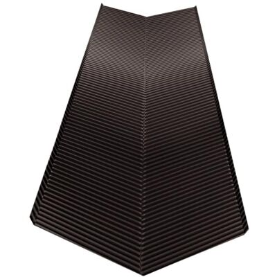 Parotec Noue de Toit nervurée transversale 0,5m x 2m (2000 mm) Couloir de noue alu gaufré, Bande de noue Aluminium étanche, Évacuation d'eau de toiture (Marron foncé) - Publicité Parotec Noue de Toit nervurée transversale 0,5m x 2m (2000 mm) Couloir de noue alu gaufré, Bande de noue Aluminium étanche, Évacuation d'eau de toiture (Marron foncé) - Publicité