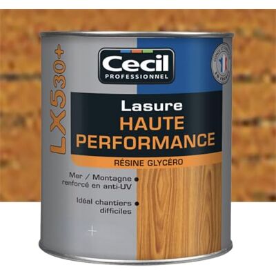 Cecil LX530+ Lasure Haute Performance Chêne 1L - Publicité Cecil LX530+ Lasure Haute Performance Chêne 1L - Publicité