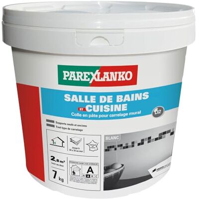 PAREXLANKO - Colle Salle de bains et cuisine - White - 7 kg - Colle</product_title - Publicité PAREXLANKO - Colle Salle de bains et cuisine - White - 7 kg - Colle</product_title - Publicité