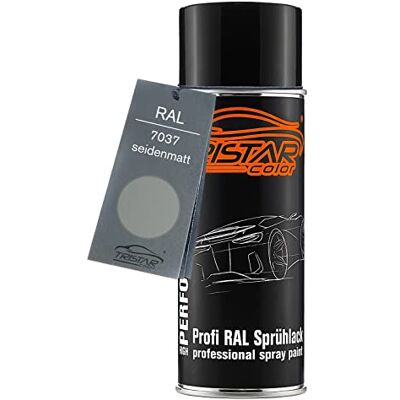 TRISTARcolor RAL 7037 Staubgrau mat satiné, bombe de peinture bombe aérosol 400 ml, à séchage rapide - Publicité TRISTARcolor RAL 7037 Staubgrau mat satiné, bombe de peinture bombe aérosol 400 ml, à séchage rapide - Publicité