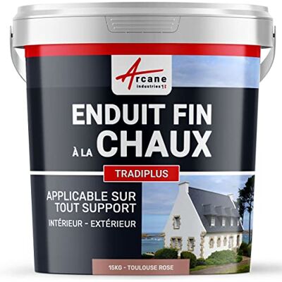 Arcane Industries Tradiplus Enduit fin de chaux - Intérieur/Extérieur - 15kg - Publicité Arcane Industries Tradiplus Enduit fin de chaux - Intérieur/Extérieur - 15kg - Publicité
