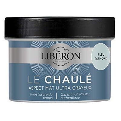 Libéron Peinture décorative, Le chaulé, Bleu du nord, 250 ML - Publicité Libéron Peinture décorative, Le chaulé, Bleu du nord, 250 ML - Publicité