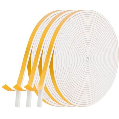 AIQINU - Joint de fenêtre, 3 rouleaux, 6x3mm, 15m - Publicité AIQINU - Joint de fenêtre, 3 rouleaux, 6x3mm, 15m - Publicité
